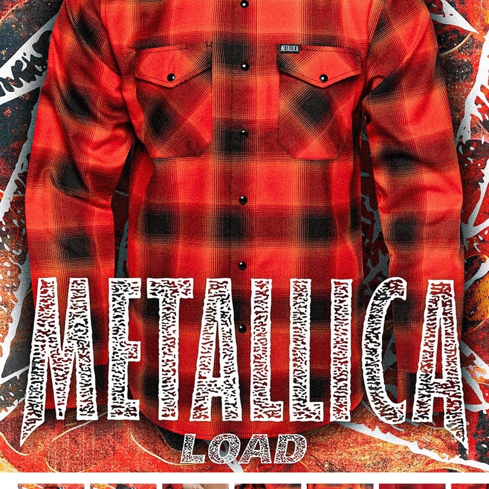 METALLICA Collaboration *LOAD* Flannel-SOLD OUT!!!